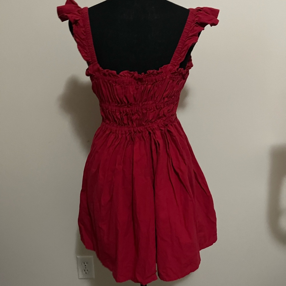 ASOS Red Ruffled Dress - Picture 3 of 7